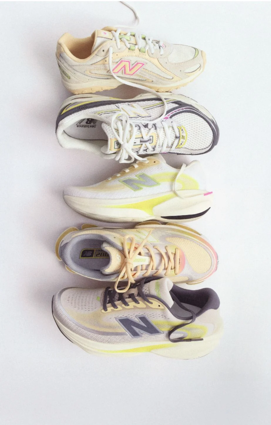 The Warm Skies footwear pack, photographed in studio.  