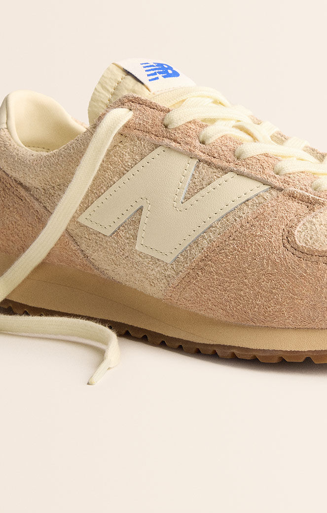 A close-up image of a 471 sneaker. 