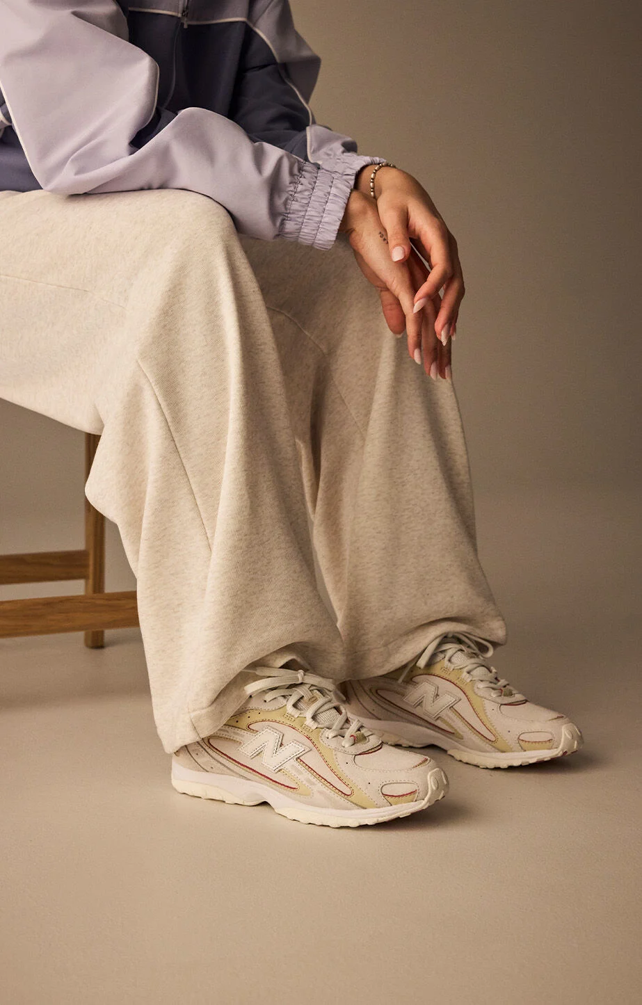 Side profile shots of the 740 shoes in two colorways