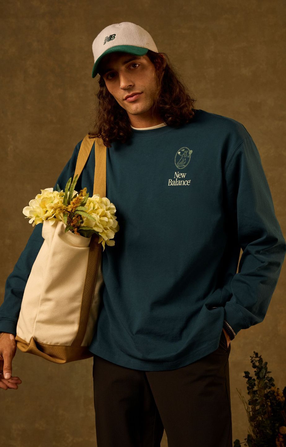 Man wearing new balance apparel