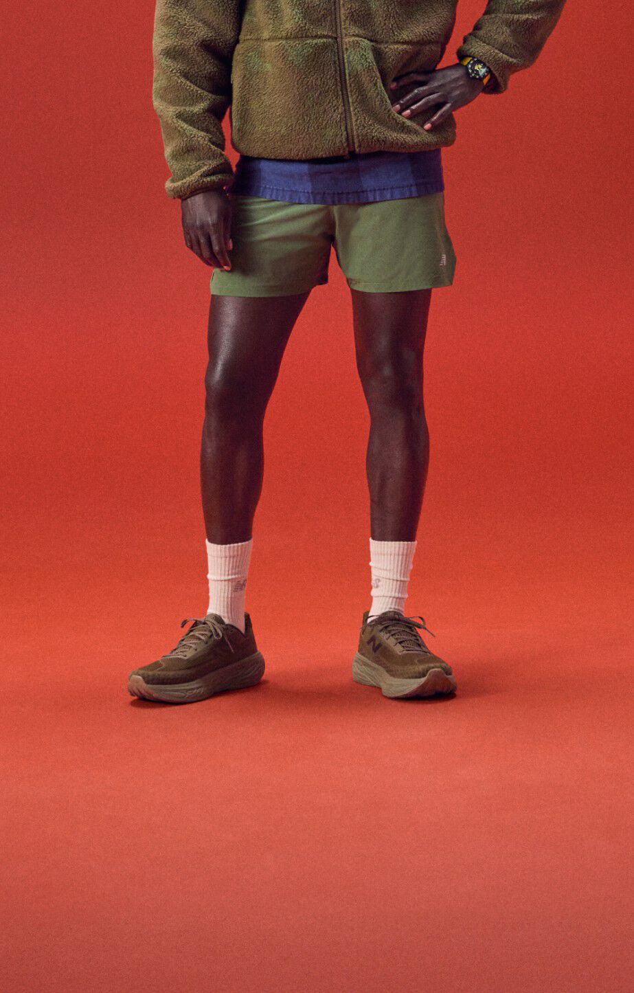 Person wearing new balance 1080s