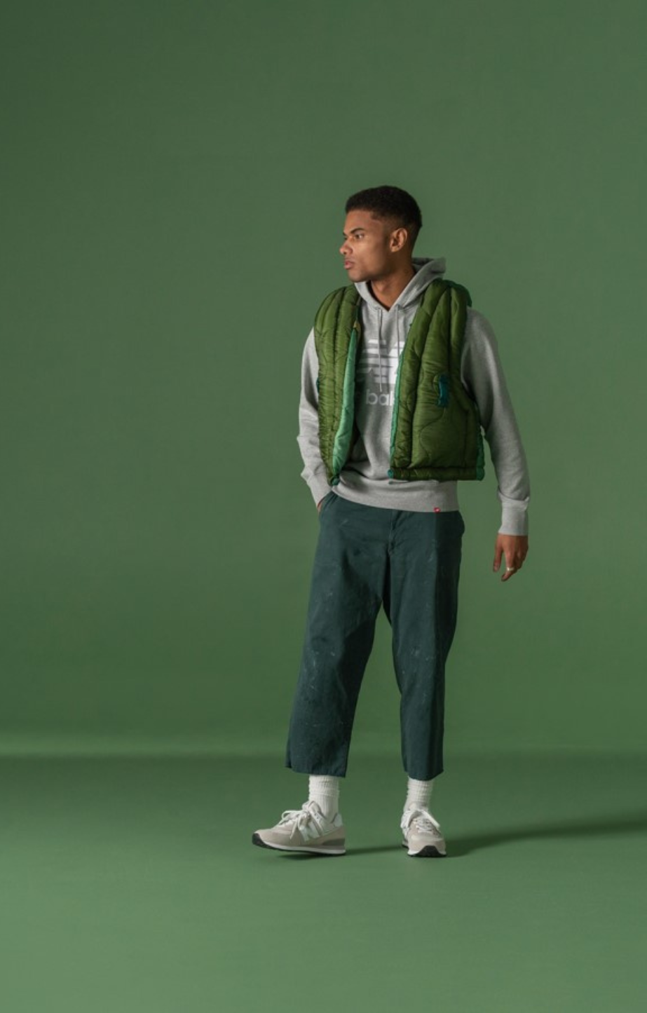 Green new discount balance 574 mens