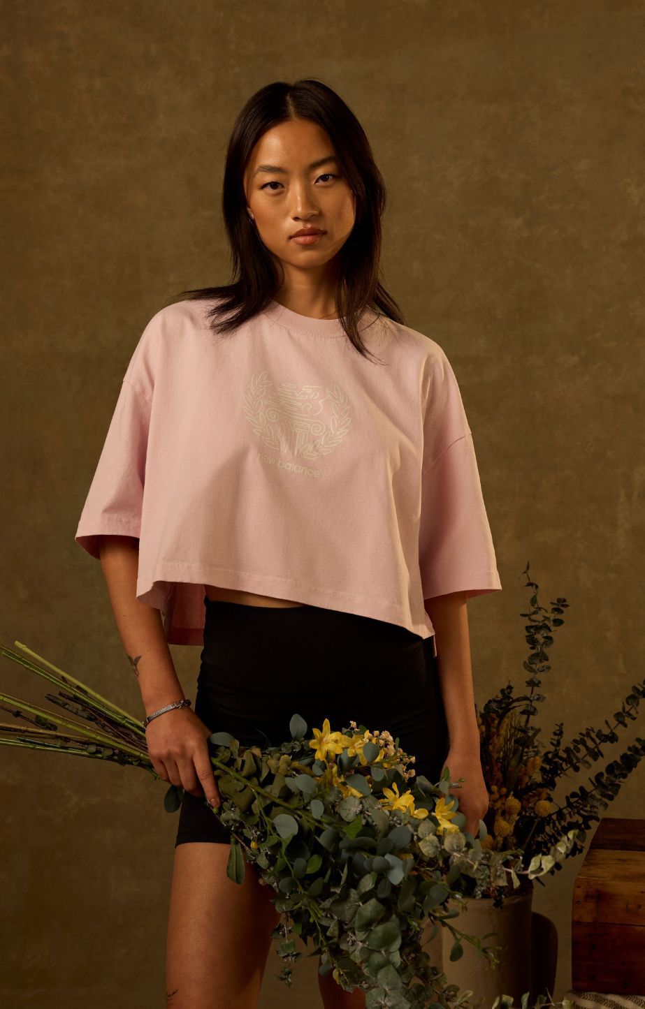 Woman wearing new balance apparel