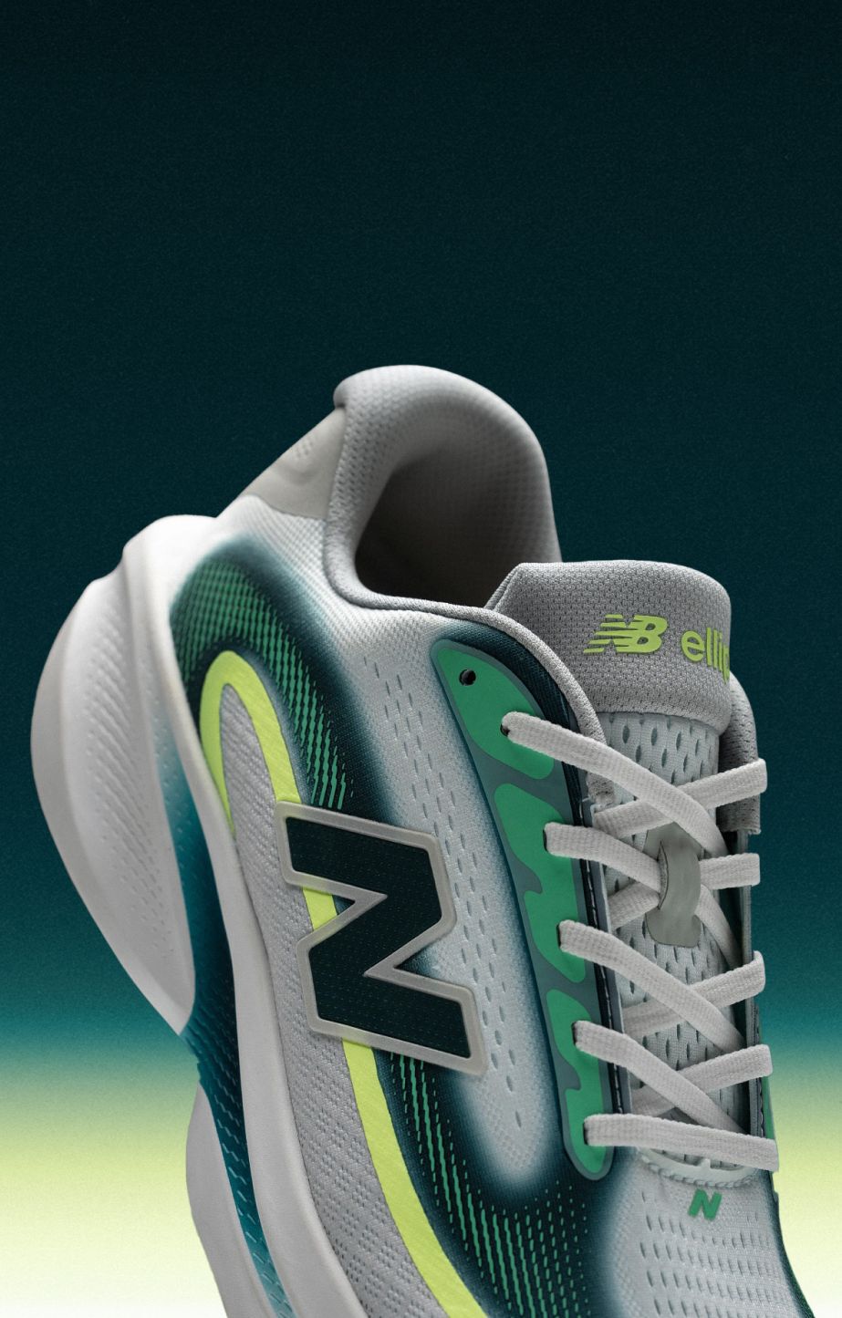 The Ellipse in front of a gradient background 