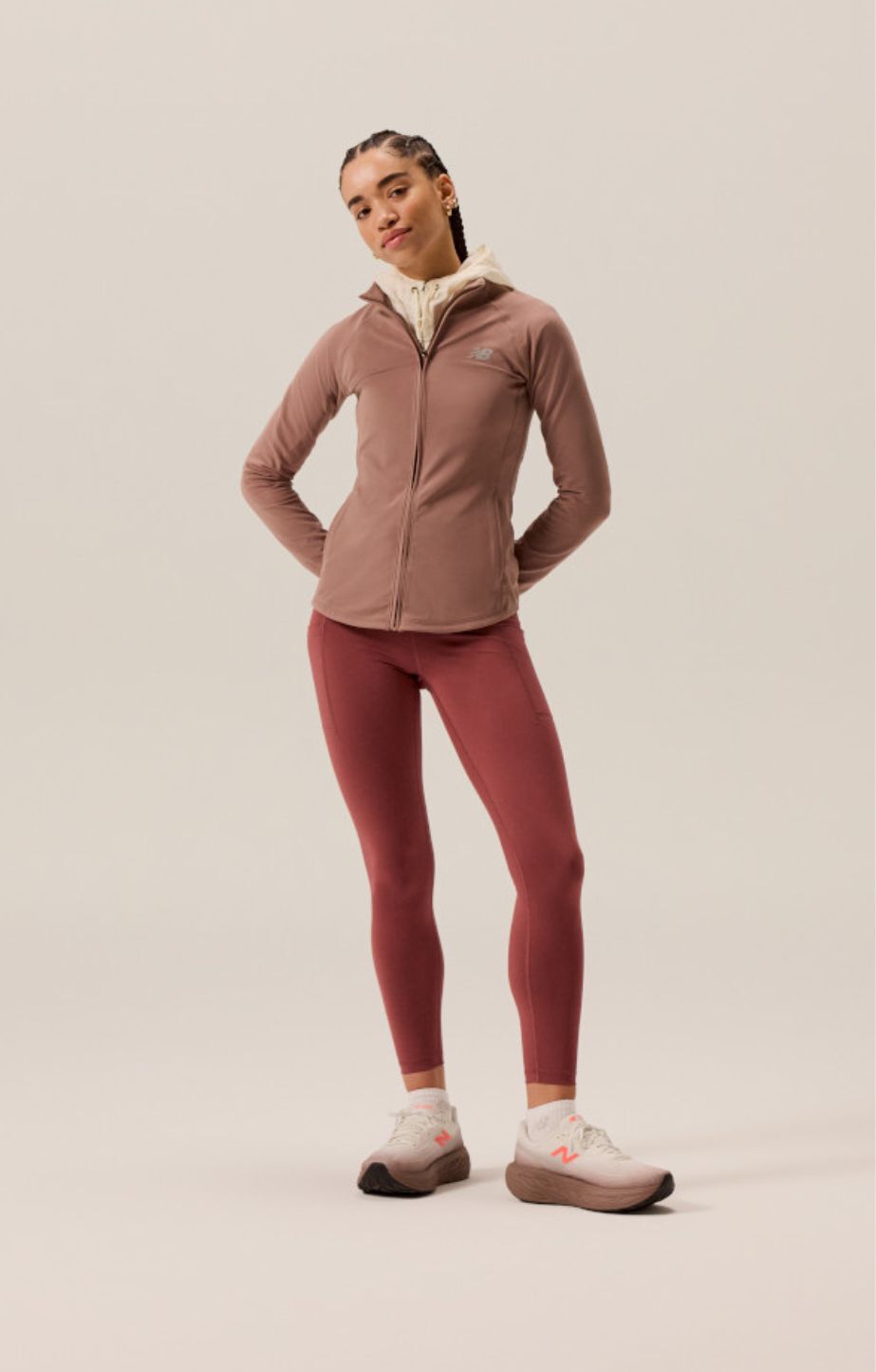 A woman wearing Fresh Foam X 1080 shoes